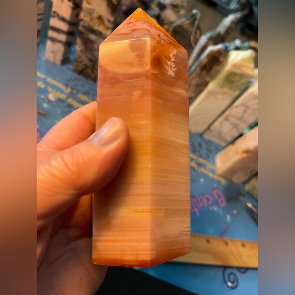 Carnelian tower 5.5”